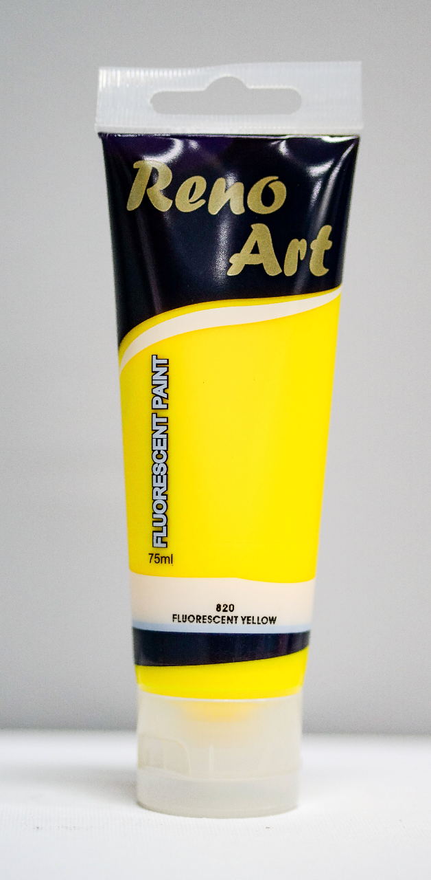 Neon Paint - Single Colour 75mL Tubes (Pack of 12)